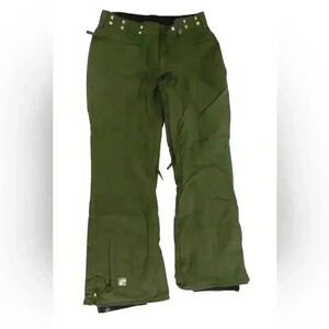 Powder Room Snowboard Pants Studded Waist Women's Small Petite
